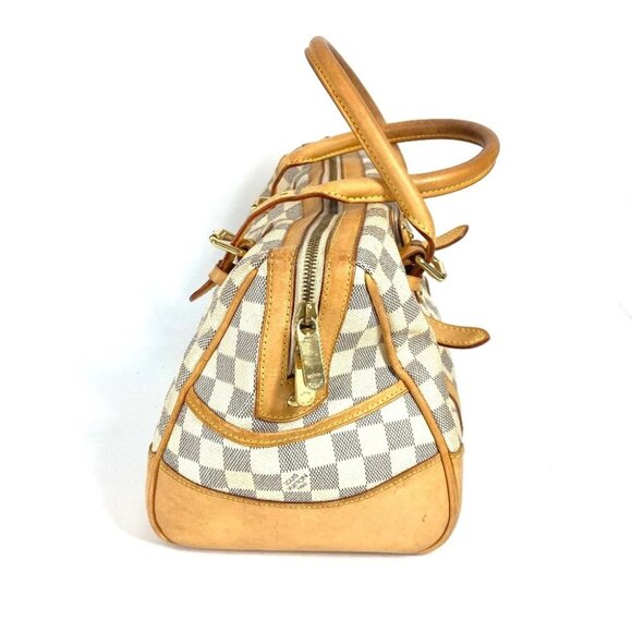 LOUIS VUITTON N52001 Berkley PM Tote Bag Hand Bag Damier Azur - Picture 12 of 16
